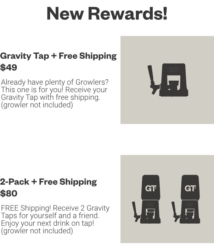 Gravity Tap Indiegogo