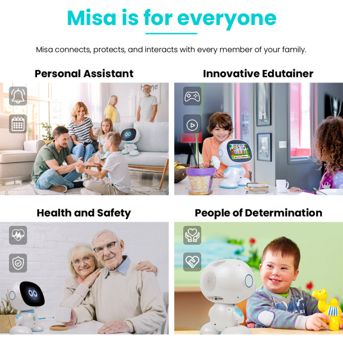 Misa Next Generation Social Family Robot 