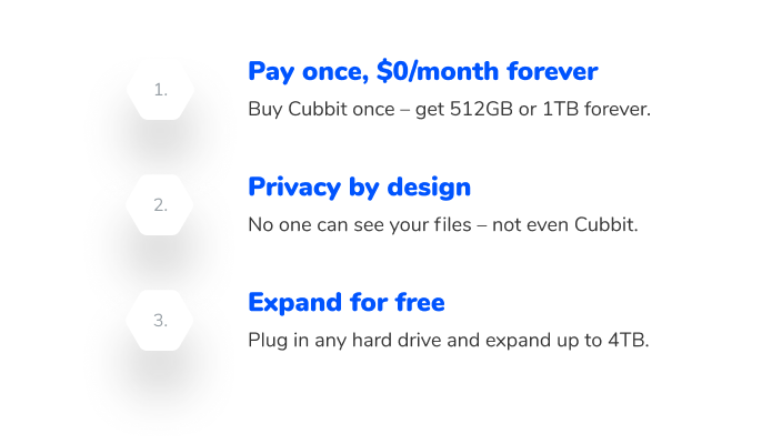 Cubbit 0 A Month Secure Cloud Storage Hub Indiegogo