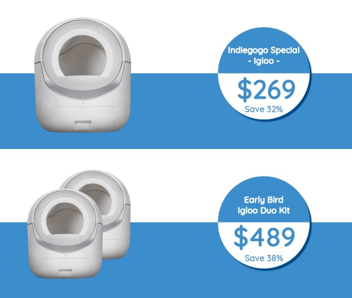 Igloo Reinvent & Affordable Auto Cat Litter Box Indiegogo