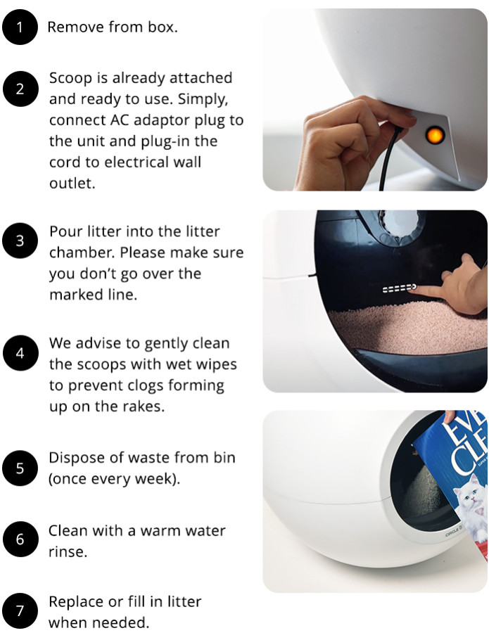 Circle Zero ZeroOdor SelfCleaning Litter Box Indiegogo