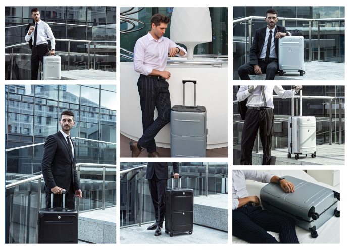 SkyTrek Smart Luggage with Vertical Opening | Indiegogo