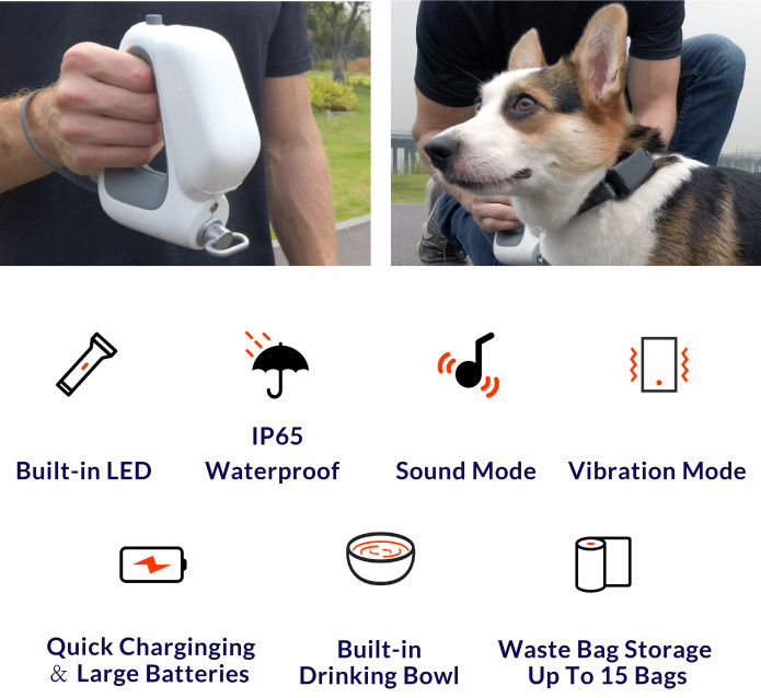 GoGoLeash AllinOne Dog Leash and Collar System Indiegogo