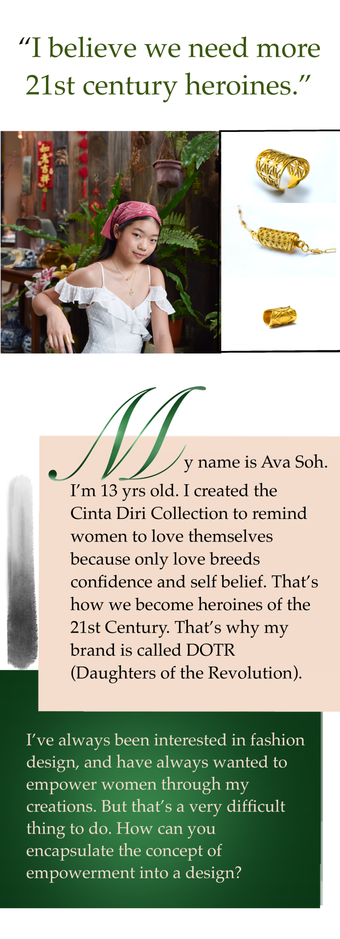 Dotr The Cinta Diri Jewellery Collection Indiegogo