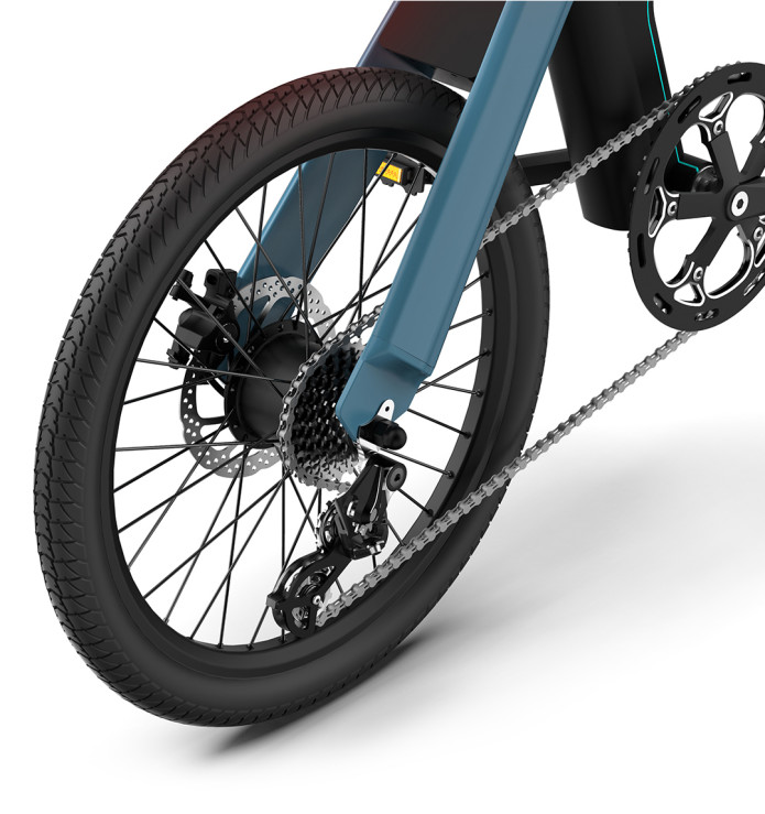 FIIDO D11 &#8211; 100km Cycling Urban Folding Electric Bike