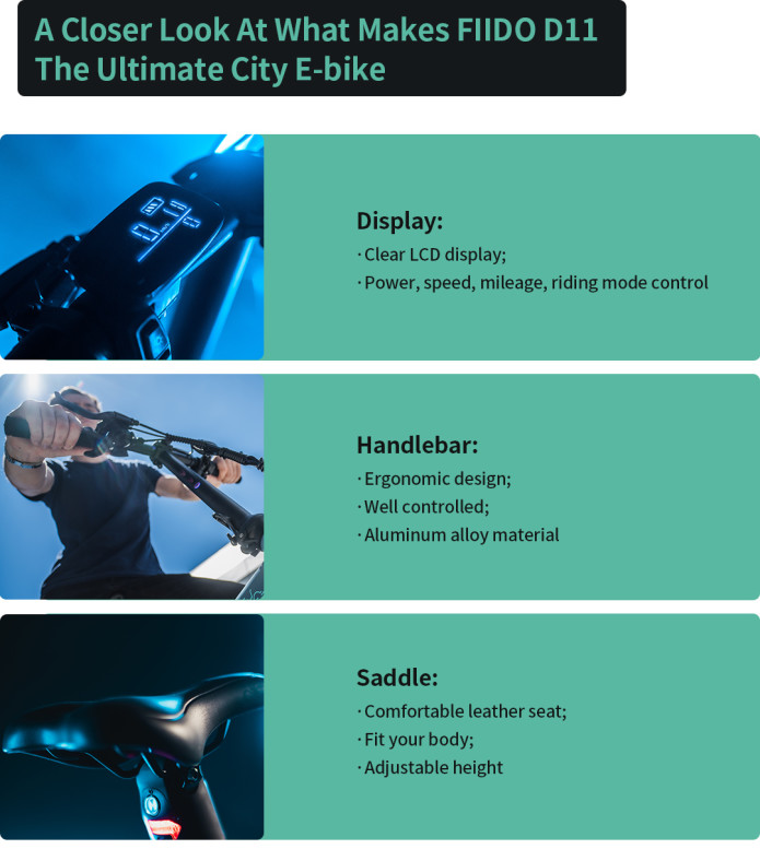 FIIDO D11 &#8211; 100km Cycling Urban Folding Electric Bike
