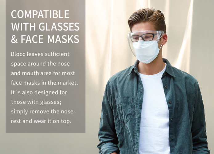 Blocc: Face Shield Designed for Style & Protection | Indiegogo