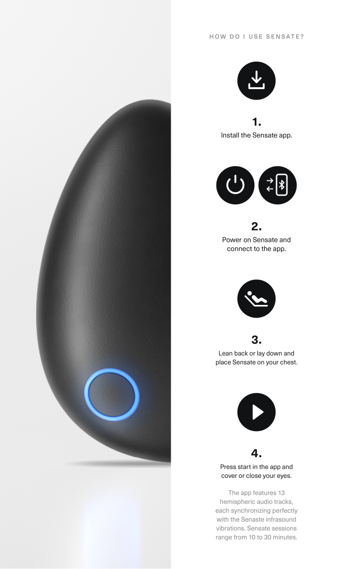 Sensate: The Shortcut to Reduce Stress and Anxiety | Indiegogo