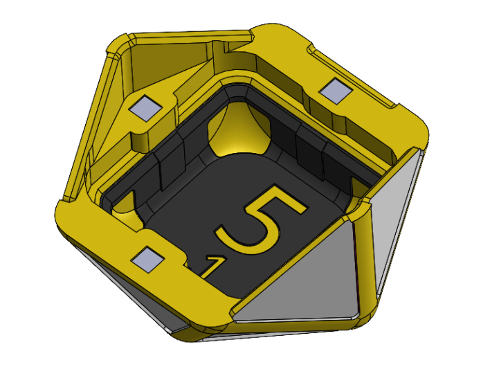 The Internal components are designed specifically to make the die and the case behave as one element