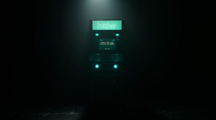 Yes, that is a Competition Pro joystick on the cabinet!