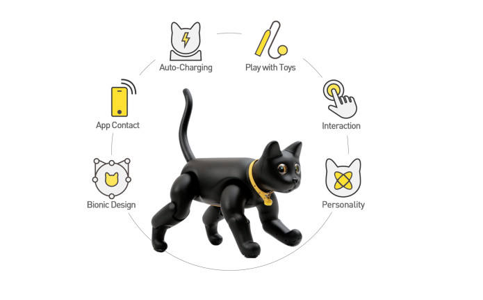 bionic robot cat