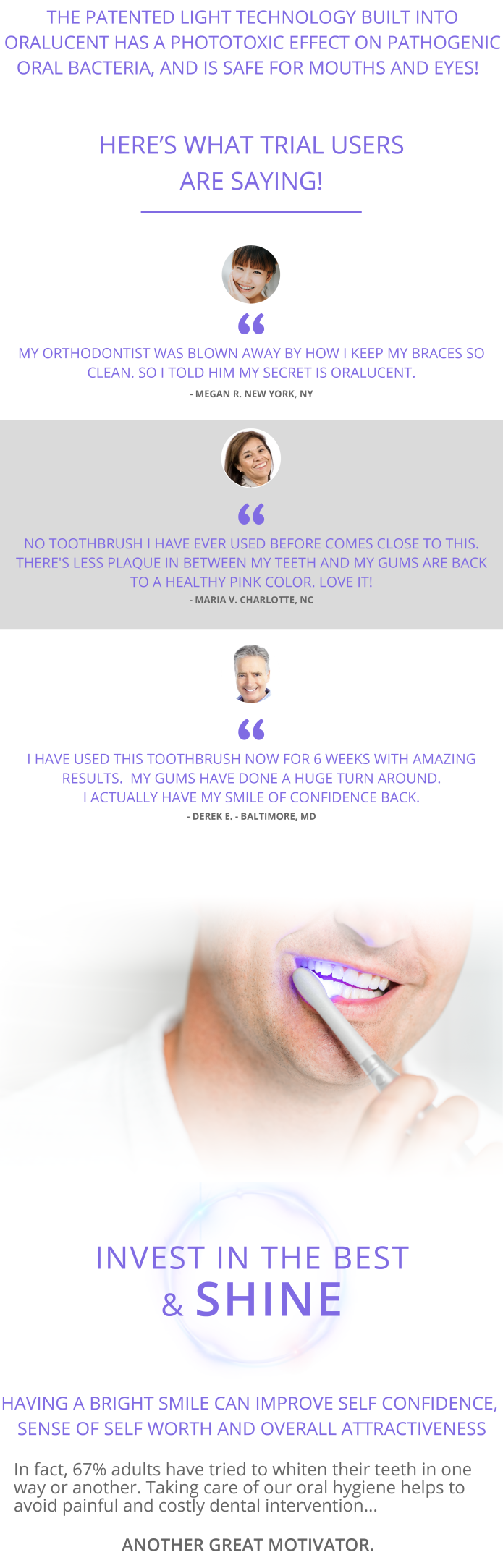 oralucent toothbrush price