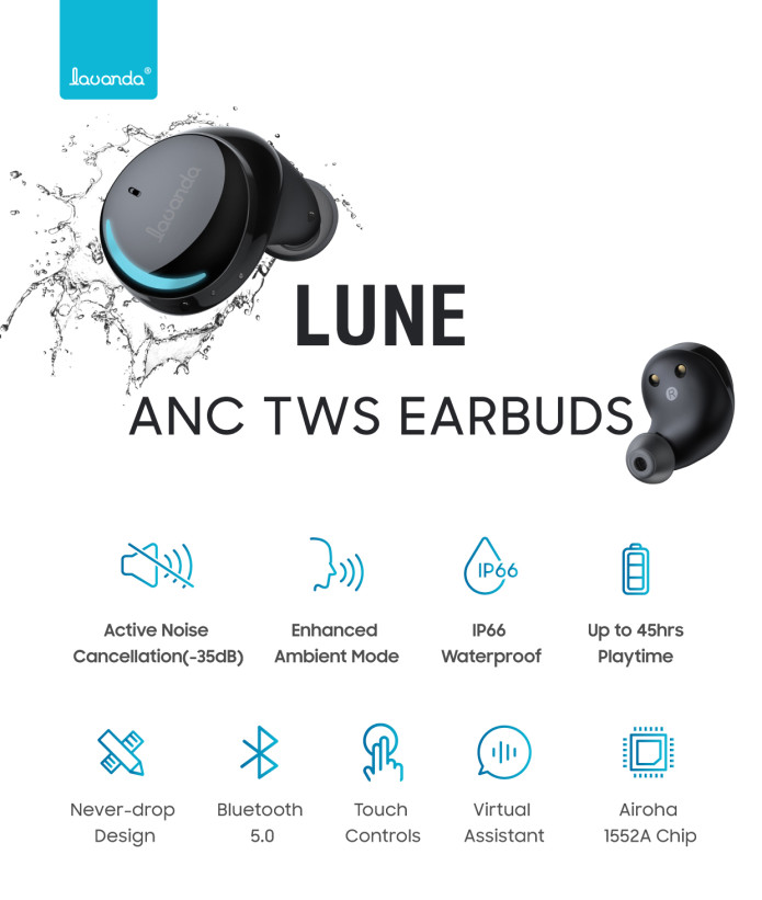 Lavanda discount lune earbuds