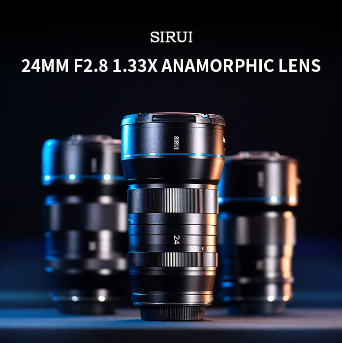 SIRUI 24mm F2.8 1.33x APS-C Lens | Anamorphic Lens – SIRUI