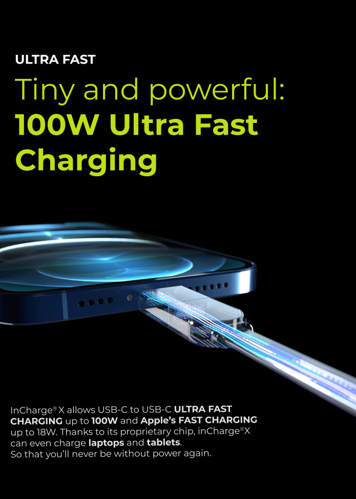 inCharge X - The 100W Swiss Army Knife of Cables | Indiegogo
