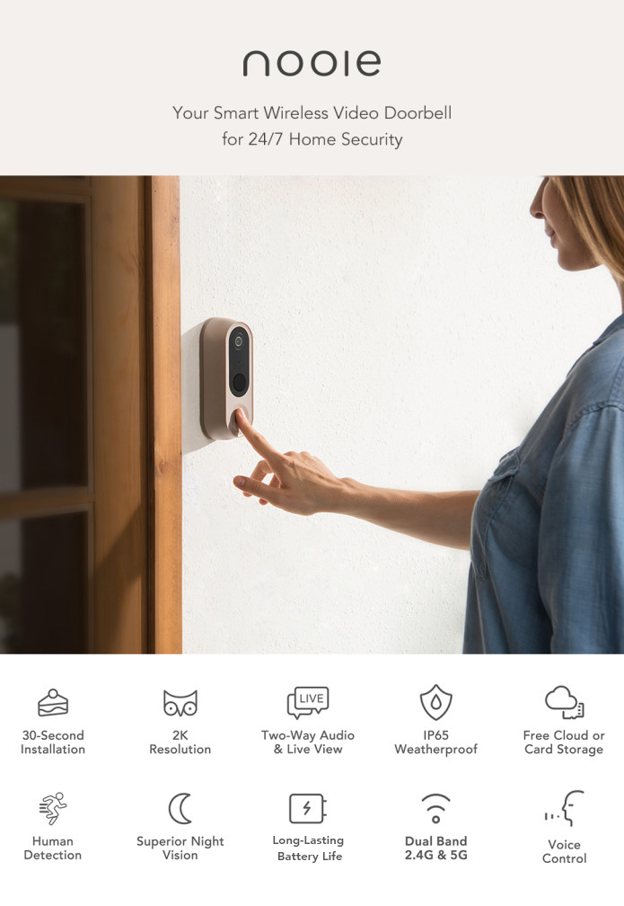 nooie video doorbell