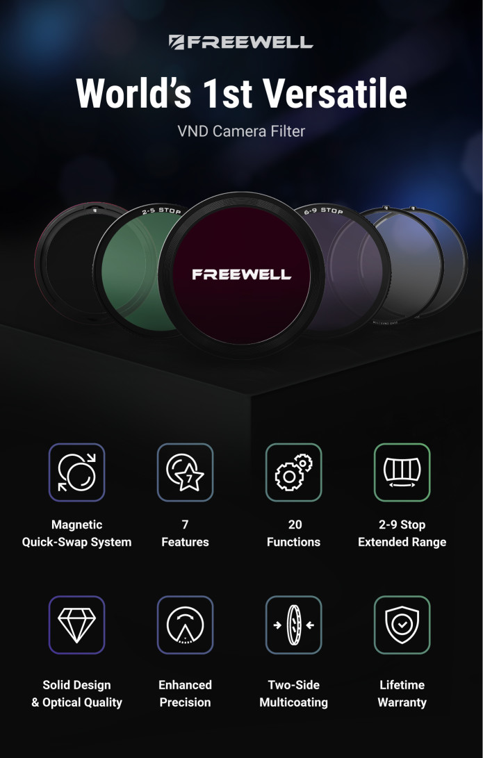 World's 1st Magnetic VND Camera Filter | Indiegogo