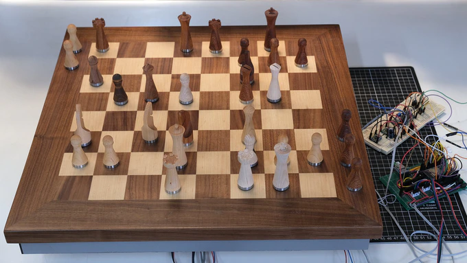 Sleuths called shenanigans on a robotic chess board. Kickstarter