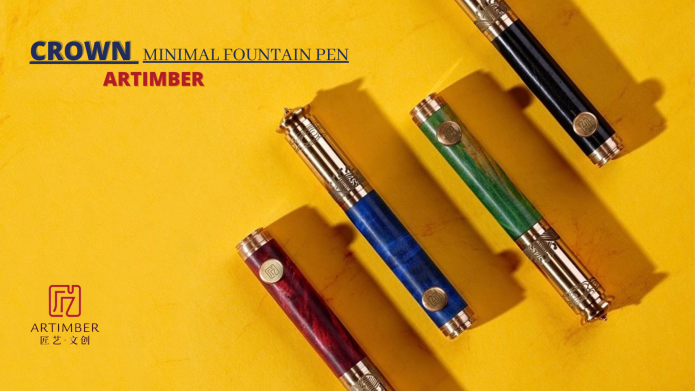 Ijveraar lexicon Rood Crown Minimal Fountain Pen | Indiegogo