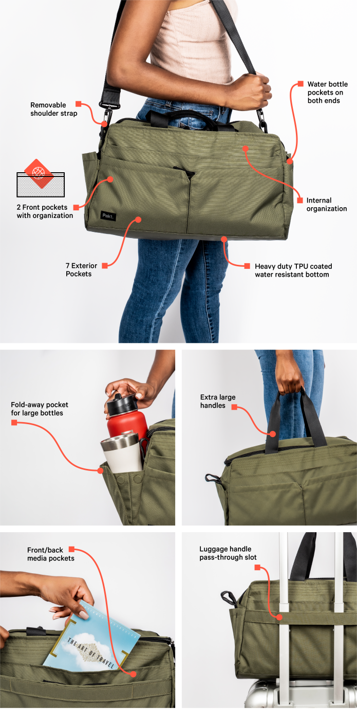 The Pakt Anywhere Travel Bag Collection | Indiegogo