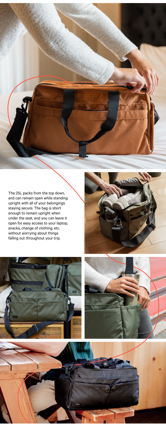 The Pakt Anywhere Travel Bag Collection | Indiegogo