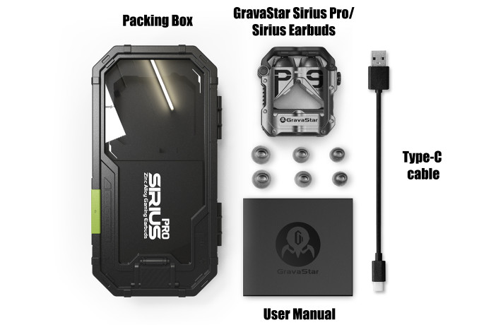 sirius pro gaming earbuds