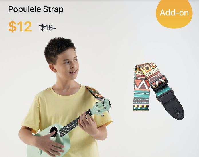 Start your musical journey with the Populele Smart Ukulele, now only  $159.99