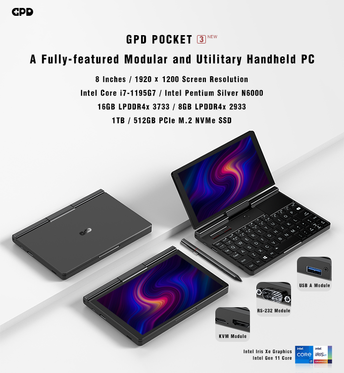 Pocket 3: A Modular and Full-featured Handheld PC
