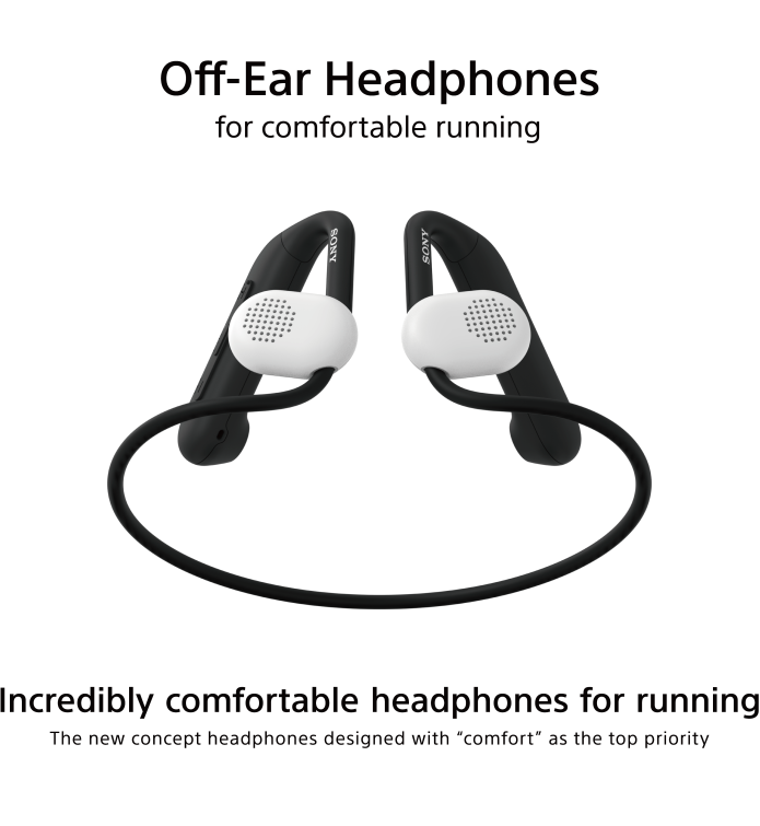 Off Ear Headphones for comfortable running Sony Indiegogo