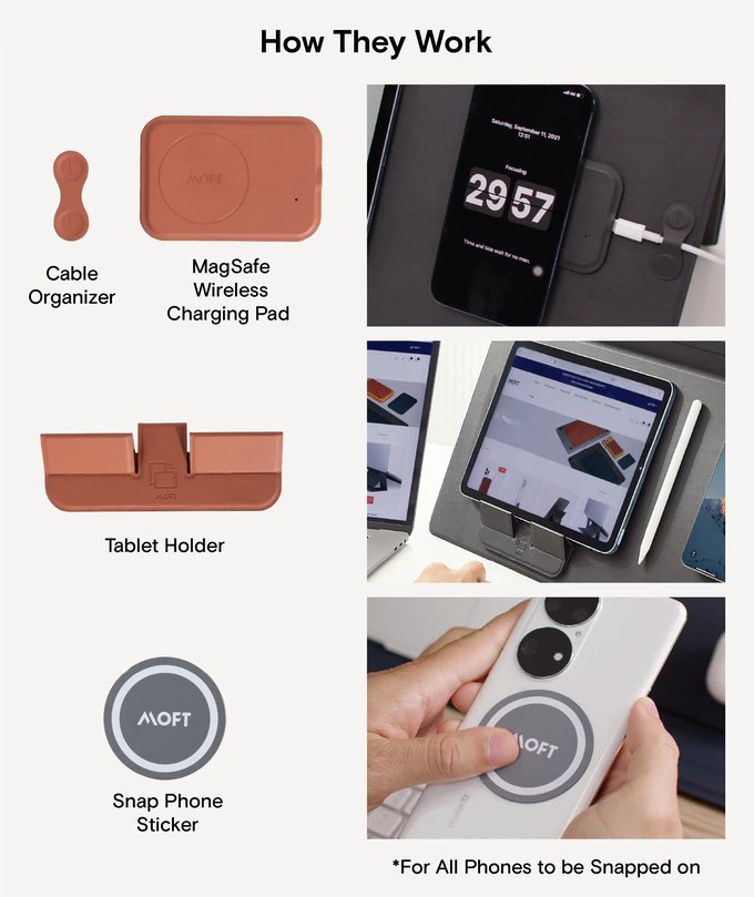 MOFT Smart Desk Mat-Snap & Organize All Devices | Indiegogo