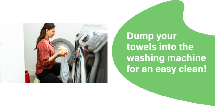 YOWEL Countertop Reusable Towel Dispenser | Includes 40-Eco Friendly  Reusable Towels, 1-Mesh Bag, 2-Hooks