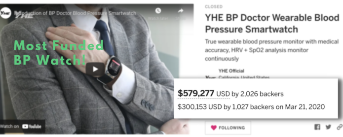  Blood Pressure Watch, YHE BP Doctor Pro Wrist Monitor