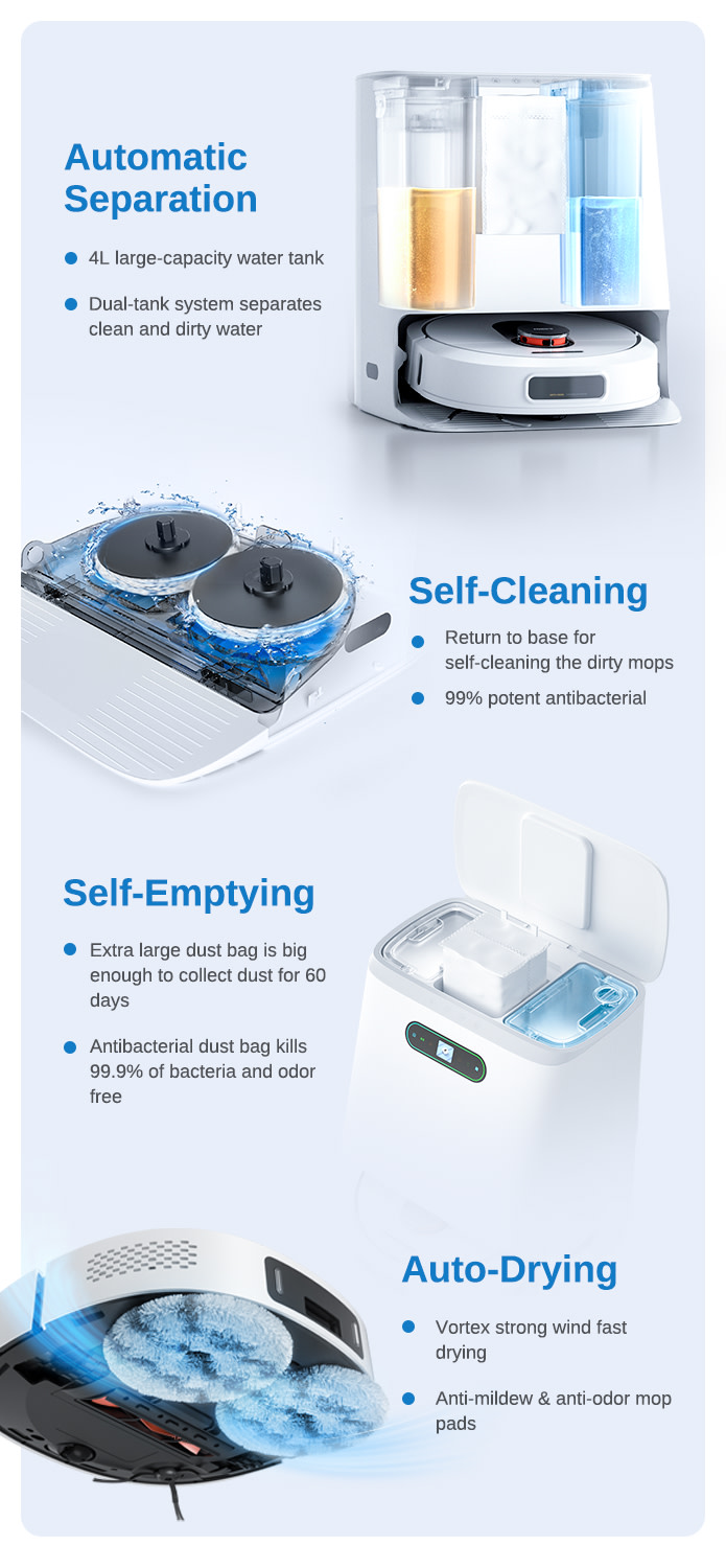 ROIDMI EVA: Self-Cleaning & Emptying Robot Vacuum | Indiegogo