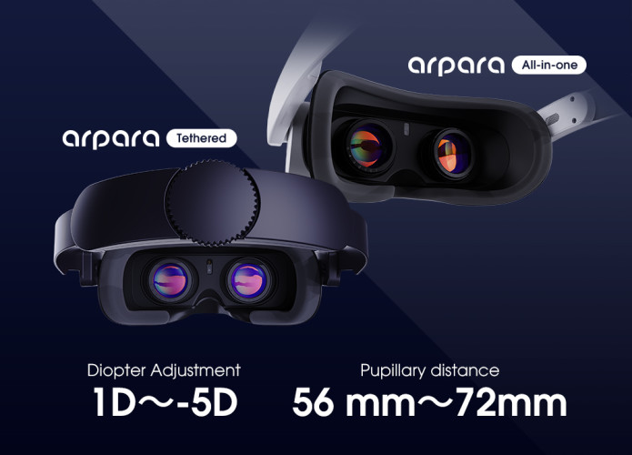 れなし】 arpara ヘッドマウントディスプレイ VRヘッドセット 5K 有機