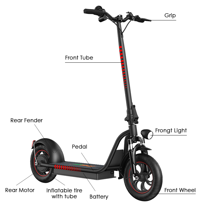 12 inch Large Wheel Fast Electric Scooter | Indiegogo