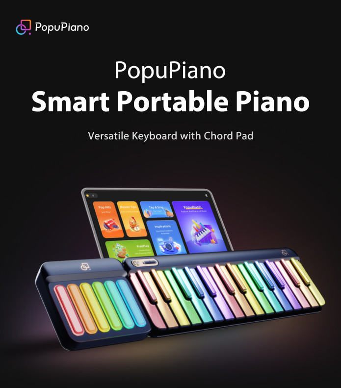 PopuPiano Smart Portable Piano | Indiegogo