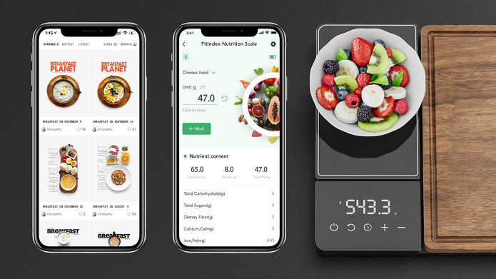 Fitindex Food Scale with Timer Smart App