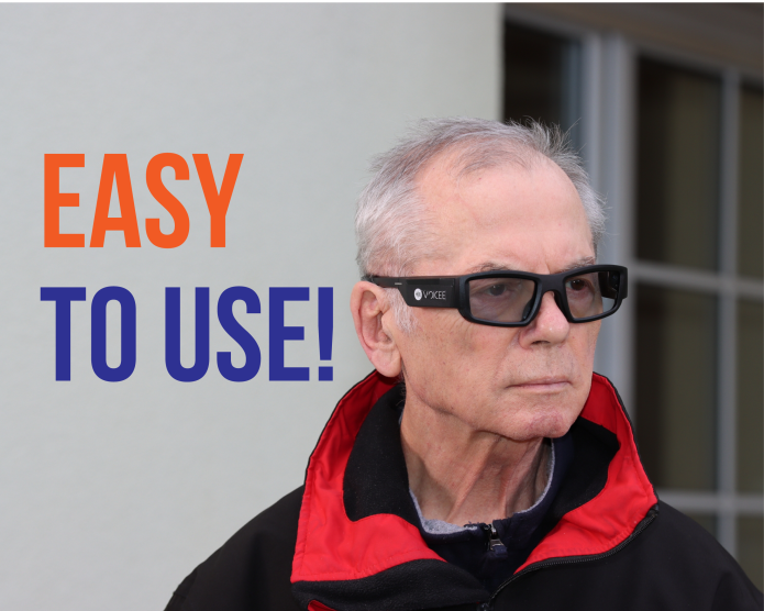 Voicee Smart AI glasses for deaf people Indiegogo