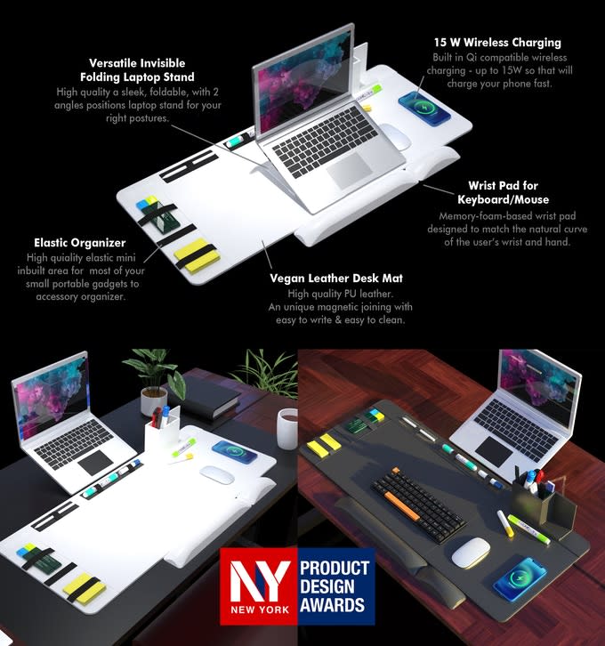 MOFT Smart Desk Mat -Snap, Stand & Organize All Your Devices by MOFT —  Kickstarter