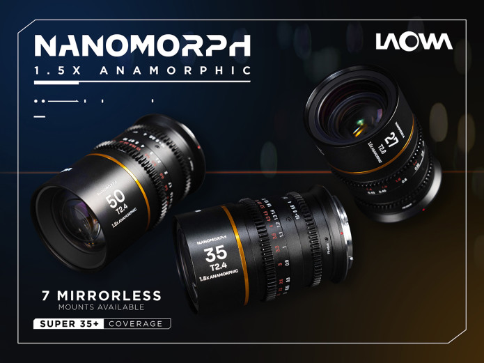 Title 1, Venus Optics Laowa Nanomorph 27mm T2.8 1.5x S35...