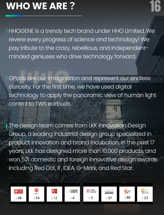 GPods:The World's First Earbuds With Light Control | Indiegogo