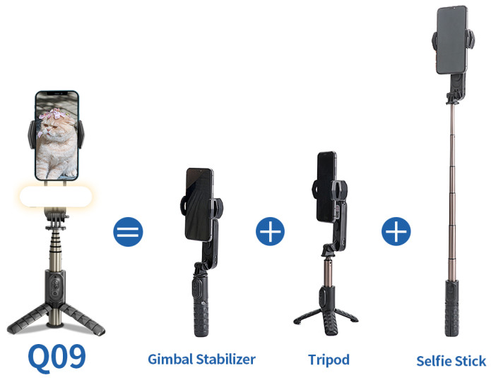 Q09: 3IN1 Gimbal Stabilizer Meets all You Need | Indiegogo