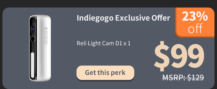 Lightcam indiegogo store