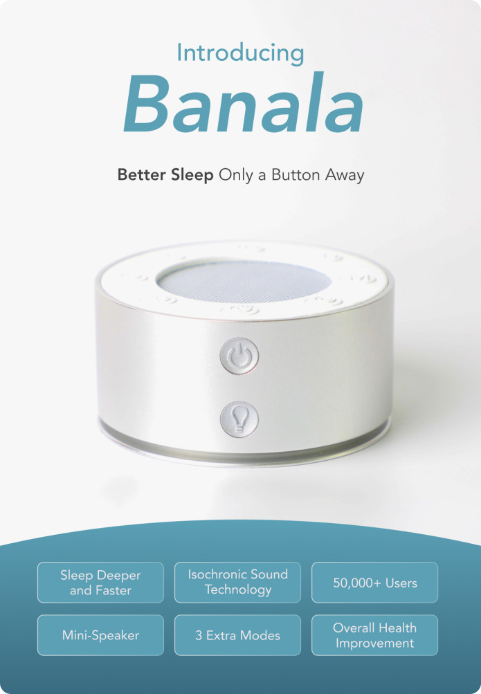 BANALA: Alarm Clock that Makes You Fall Asleep Fast and Deep by