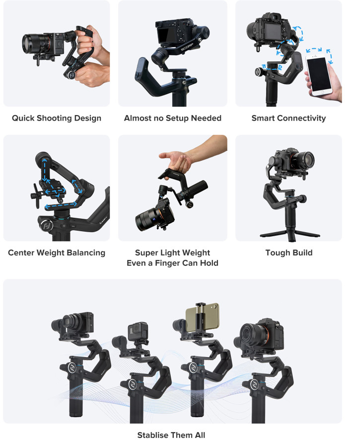 Feiyu Scorp Mini:4-in-1 Gimbal Meet All Your Needs | Indiegogo