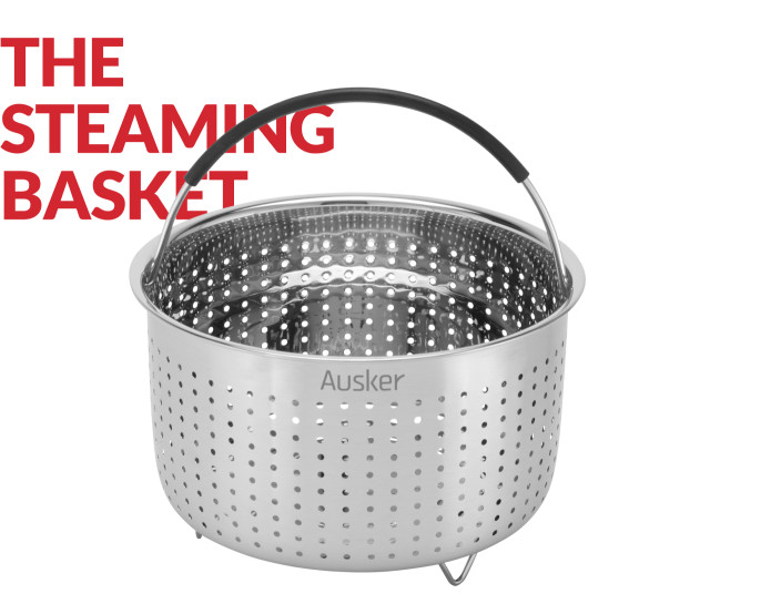 Stainless Steel Kitchen Steam Basket Pressure Cooker Anti-scald