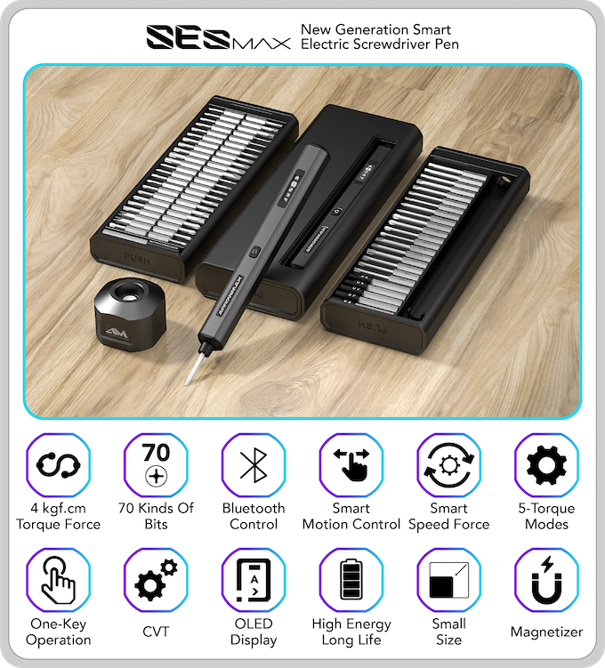 SES MAX-New Generation Smart Electric Screwdriver