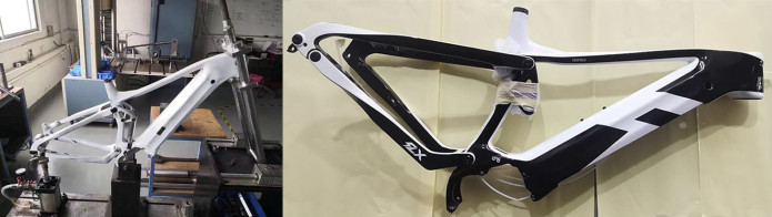 Weapon X Full Suspension Carbon Mid Drive eMTB Indiegogo