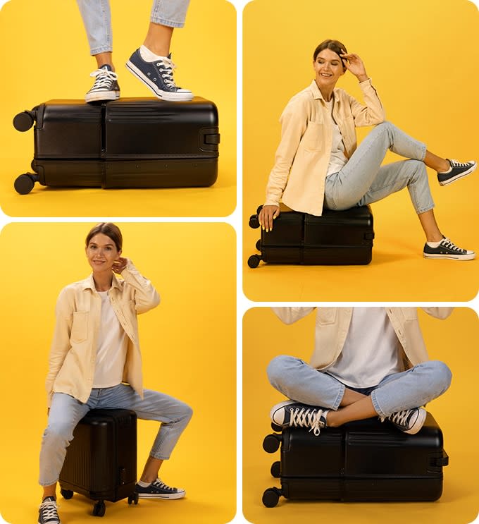 VELO 3-in-1 expandable hard-side luggage switches between 3 different  suitcase sizes » Gadget Flow