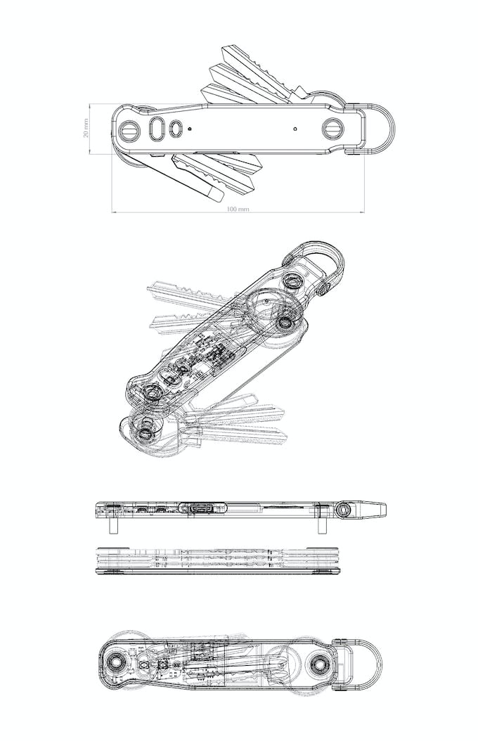 Rhinokey Smart - The Modern Trackable Keyorganizer | Indiegogo